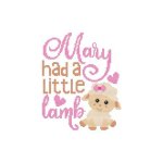 (image for) A Nursery Rhyme - MARY HAD A LITTLE LAMB